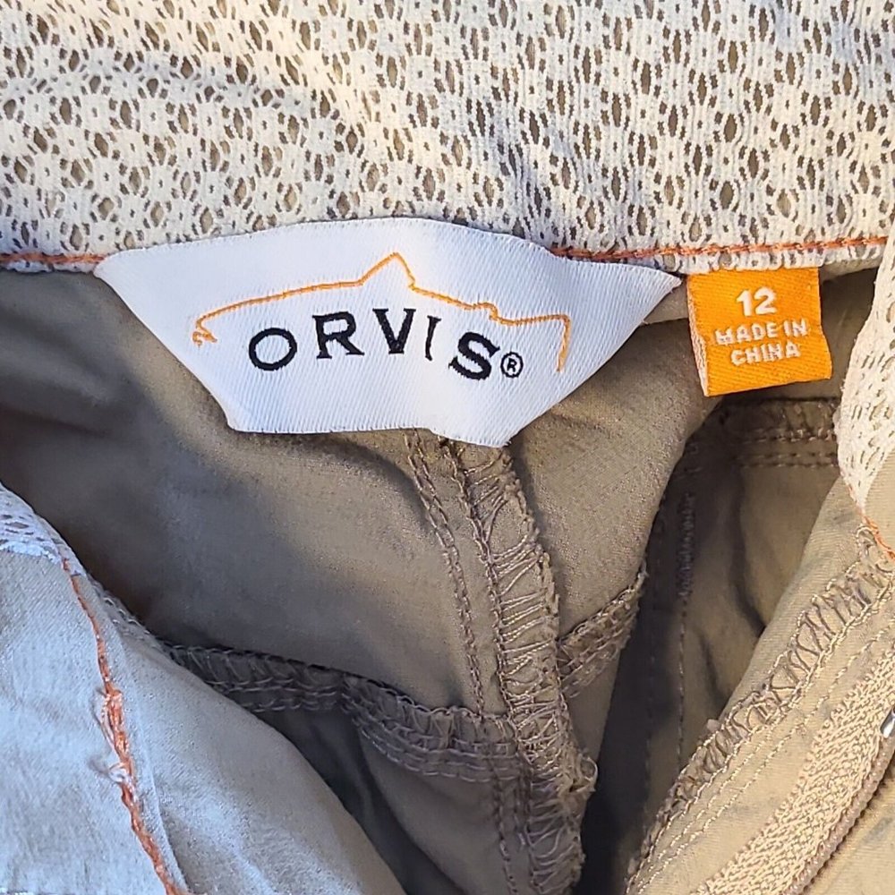 Orvis Lightweight Hiking Active Outdoor Fishing Pants Womens Sz 12 - Picture 10 of 12